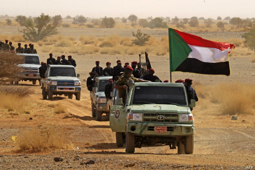 Sudanese and Egyptian armed forces take part in the "Guardians of the Nile" joint military drill in the Um Sayyala area, northwest of Khartoum, on May 31, 2021. (Photo by ASHRAF SHAZLY / AFP)